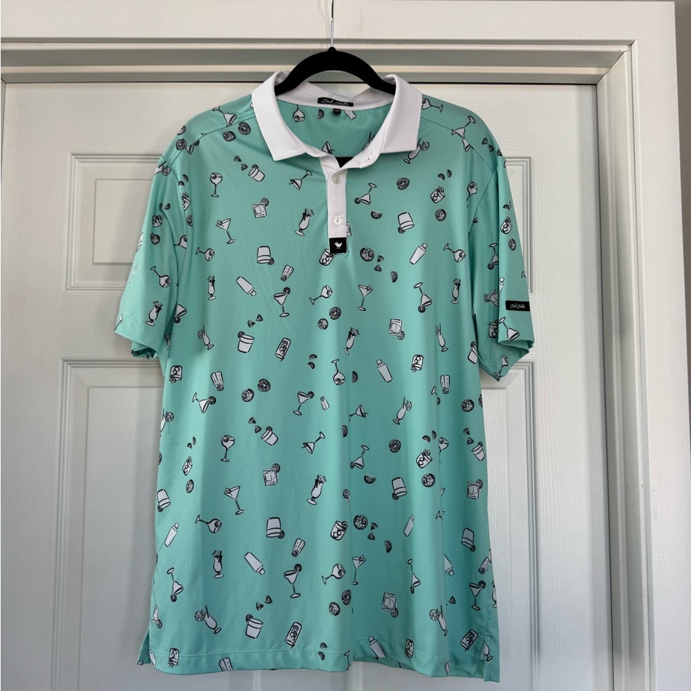 Bad Birdie 5 o’clock Somewhere Men’s Polo